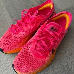Nike Vaporfly Women's Athletic Shoes - Pink and Yellow